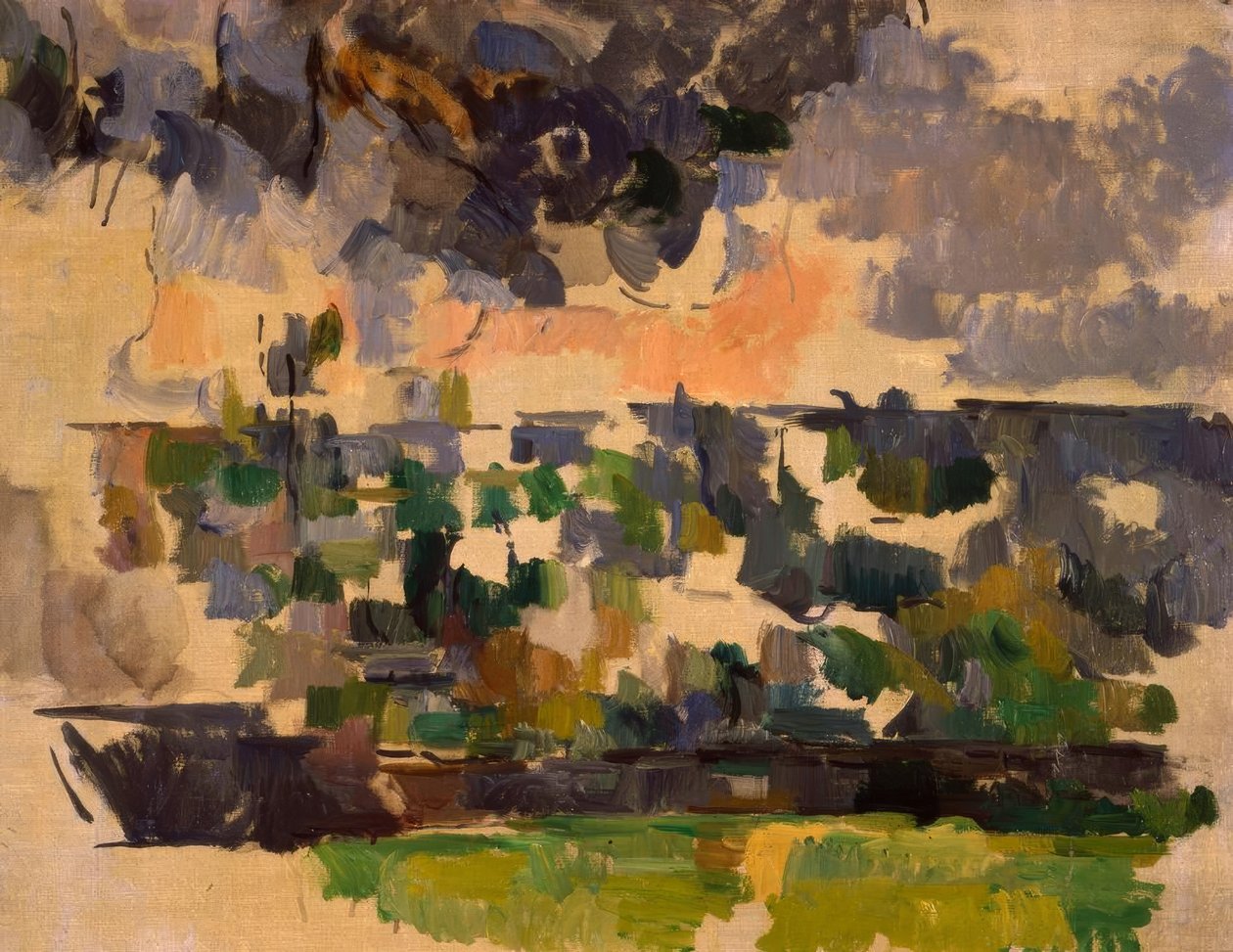 Der Garten von Lauves von Paul Cézanne