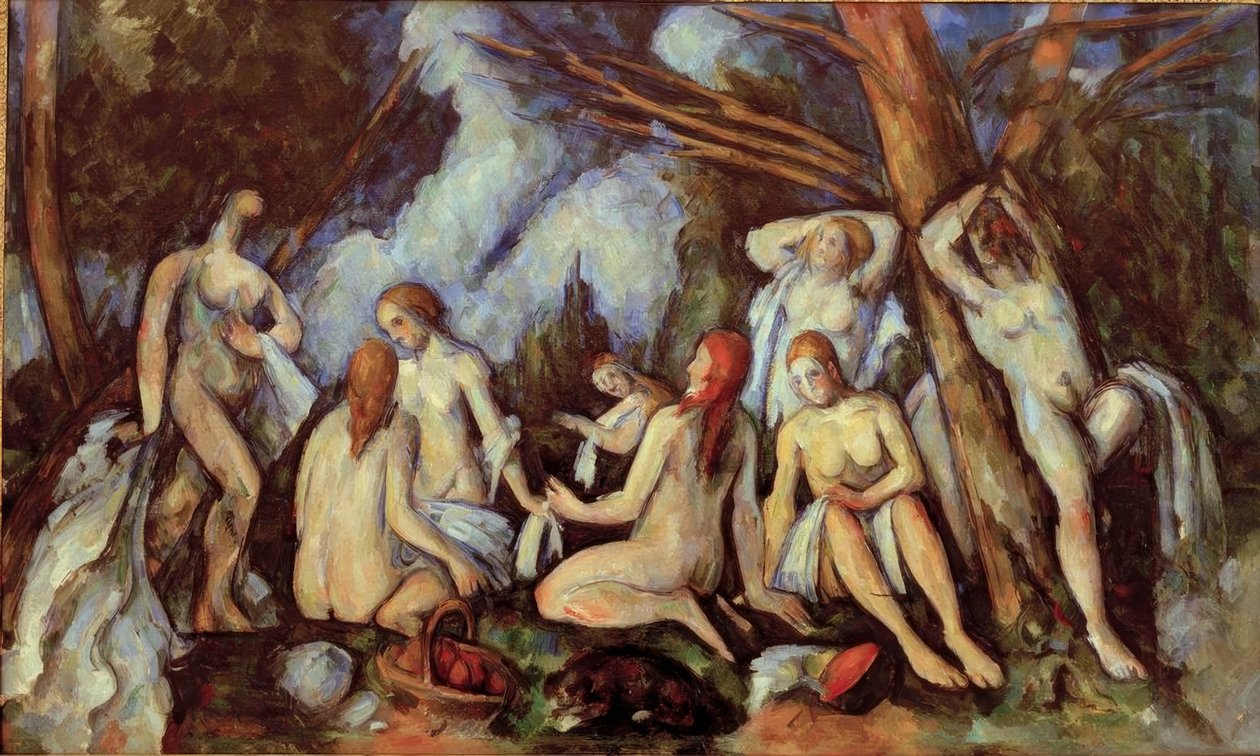Die großen Badenden von Paul Cézanne
