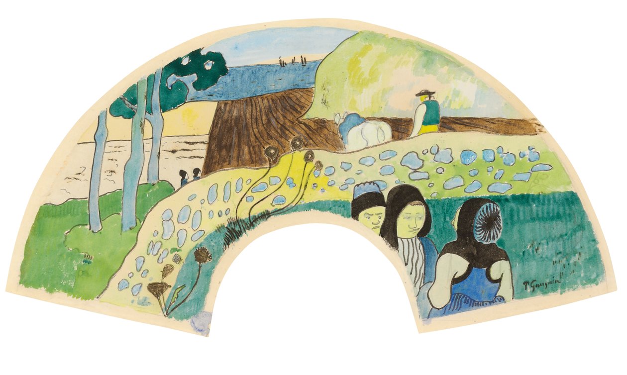 Bretonische Szene von Paul Gauguin