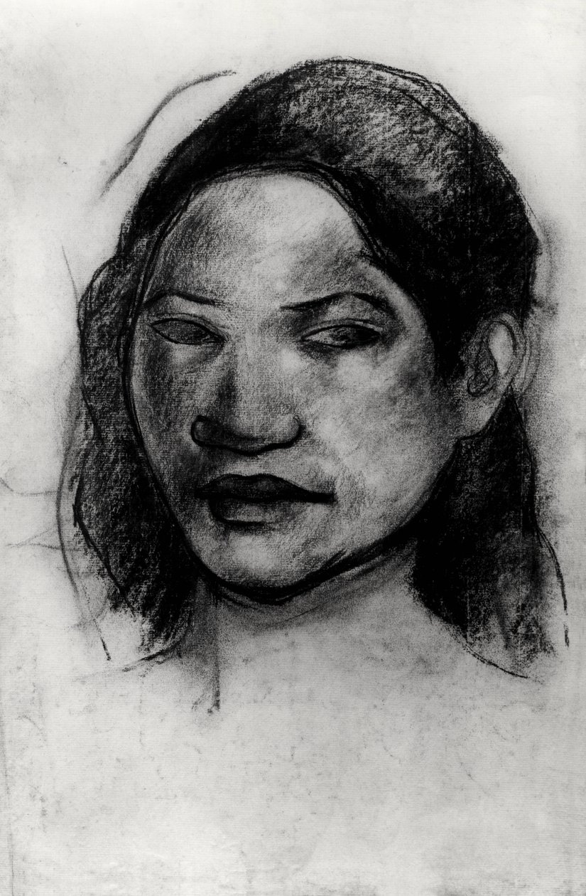 Kopf eines Tahitianers von Paul Gauguin