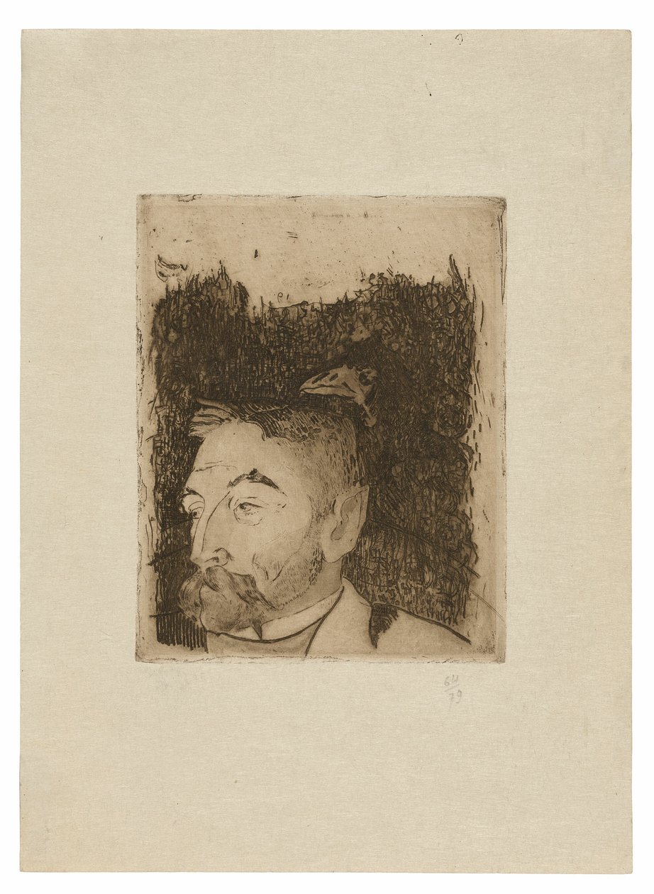 Porträt von Stéphane Mallarmé von Paul Gauguin