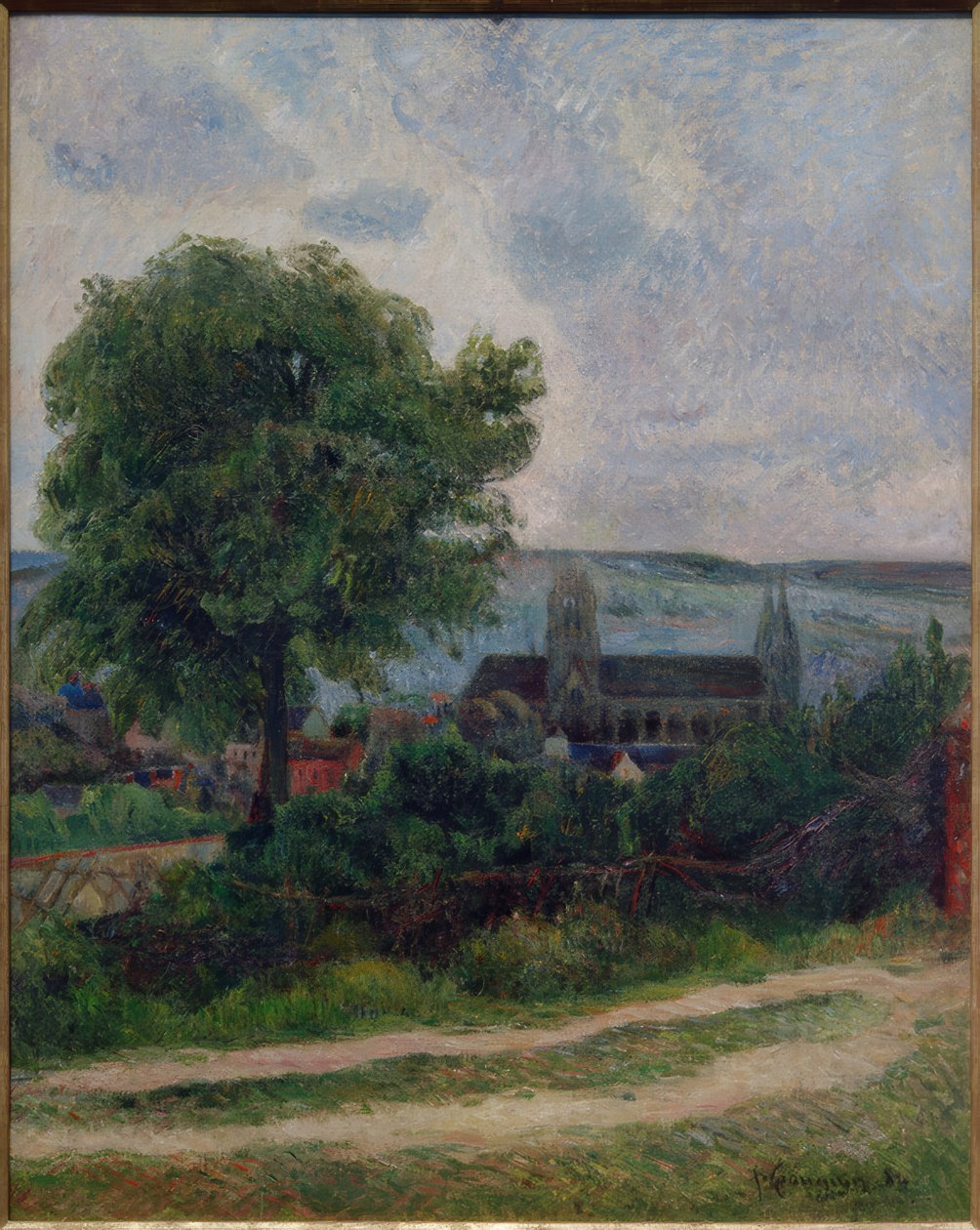 Rouen, die Kirche Saint-Ouen von Paul Gauguin