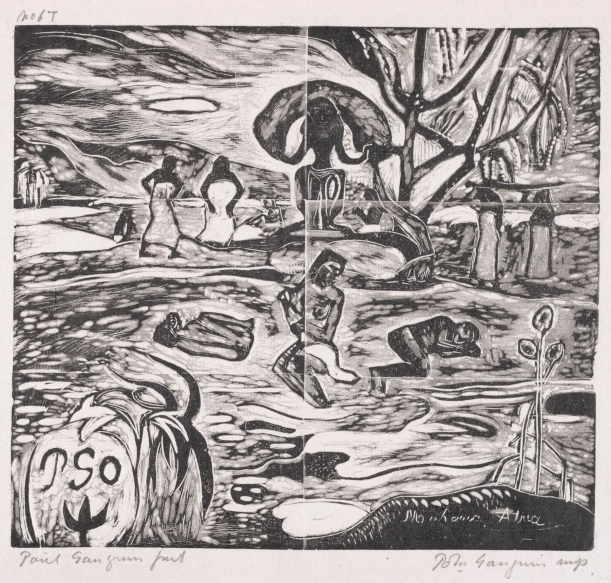 Tahitianische Serie: Opfergaben an einen Gott von Paul Gauguin