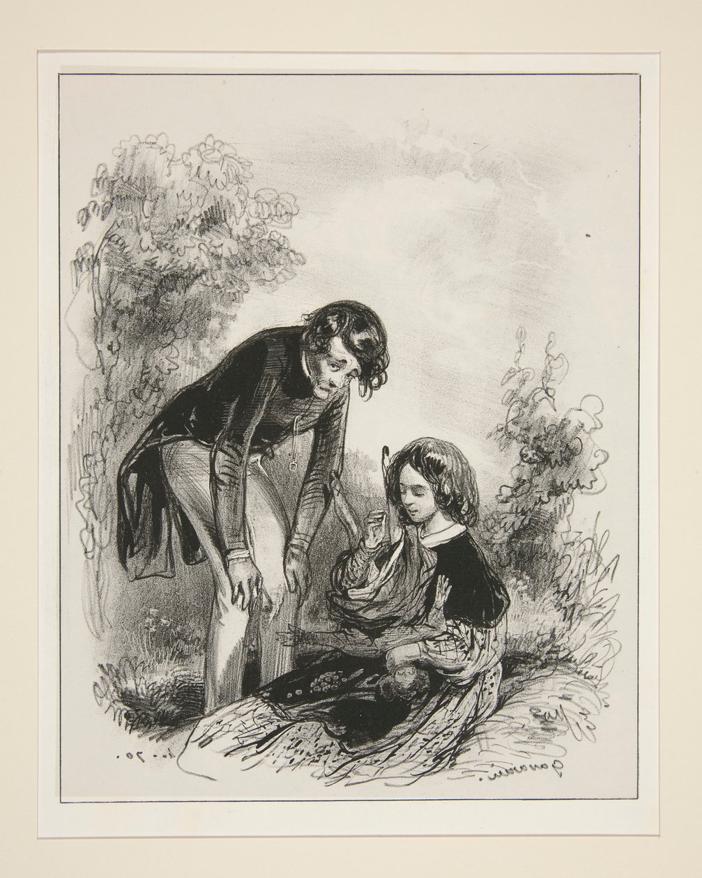 Enfant Terrible von Paul Gavarni