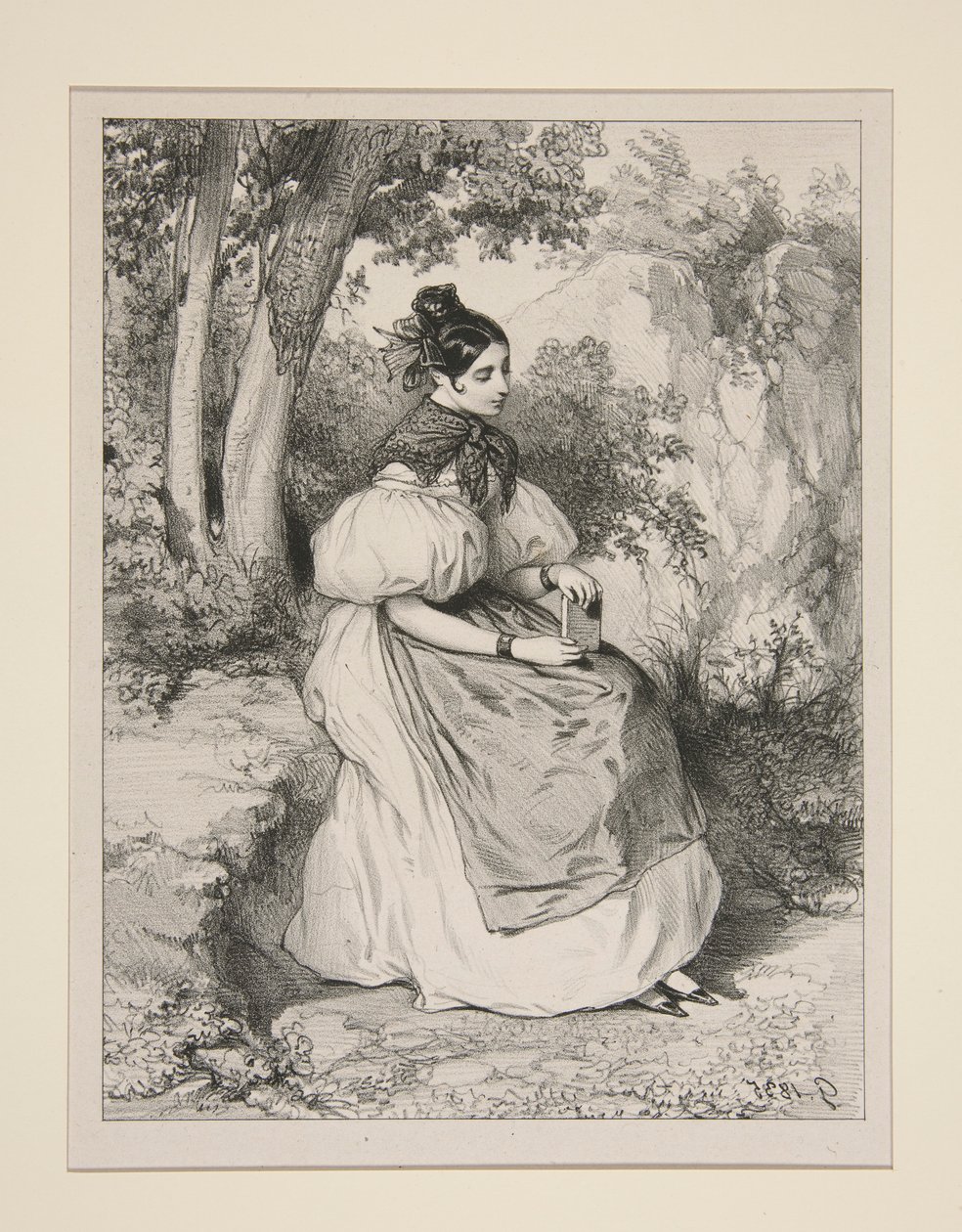 Meditation von Paul Gavarni