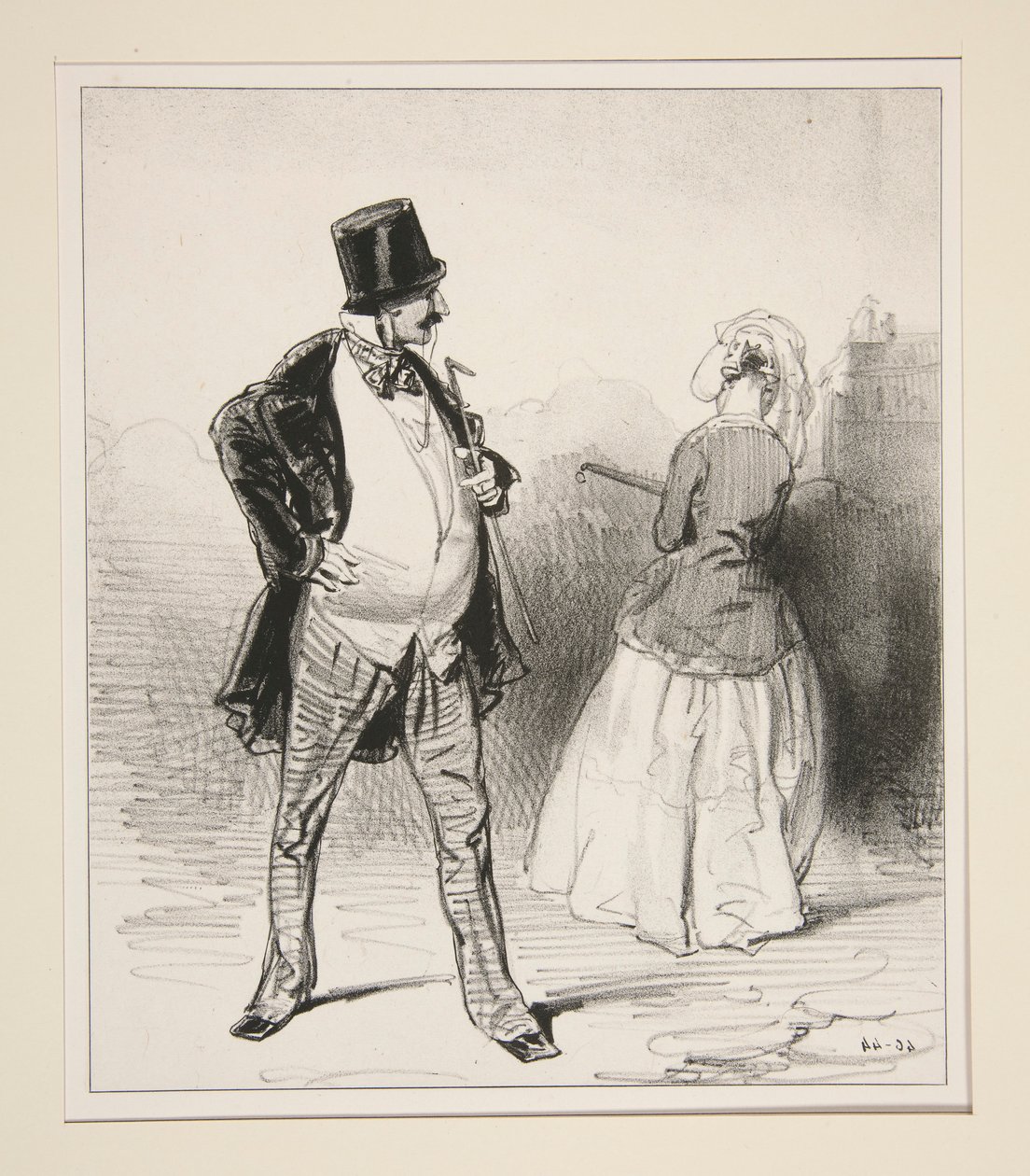 In Reichweite des Lorgnons. von Paul Gavarni