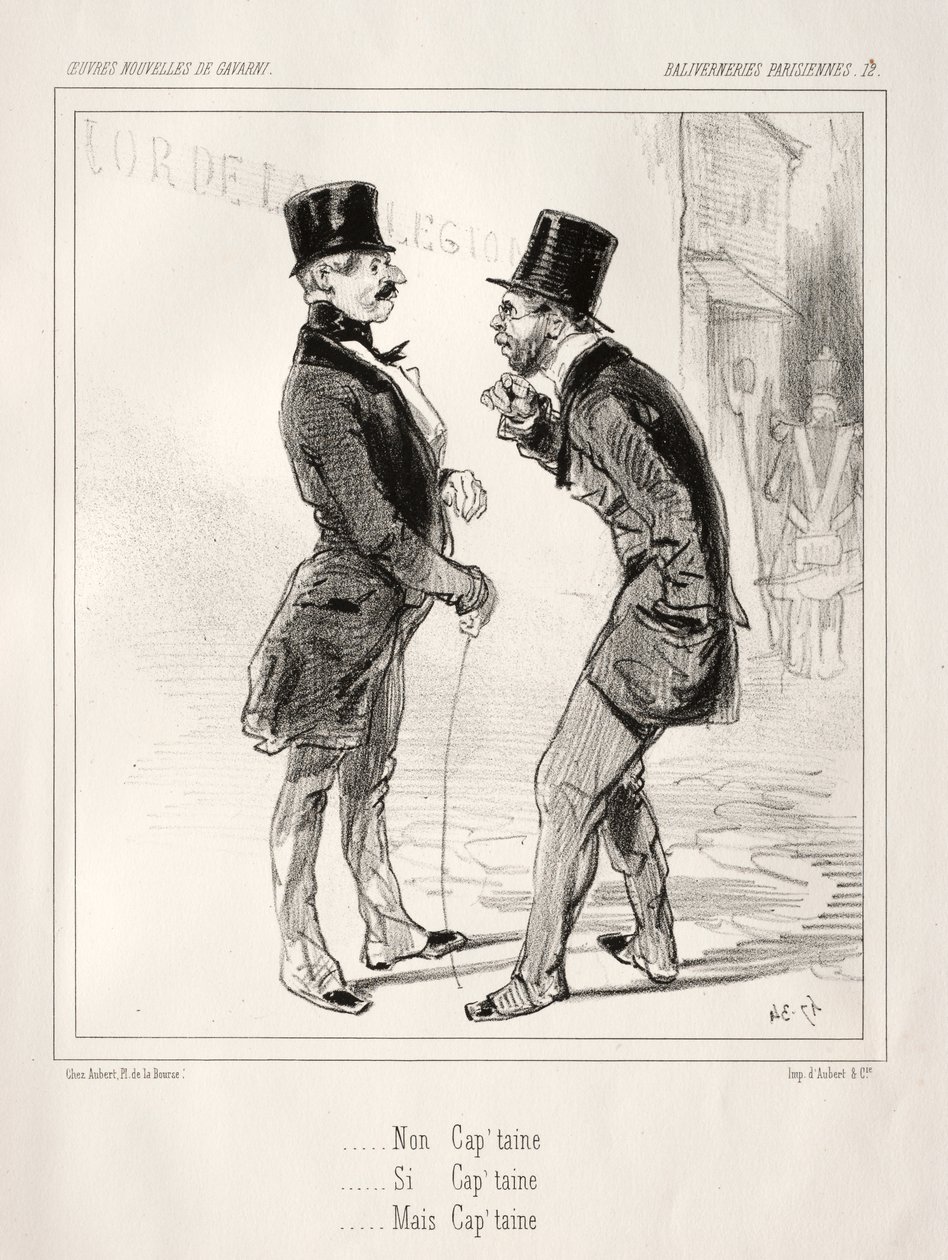 Baliverneries Parisiennes von Paul Gavarni