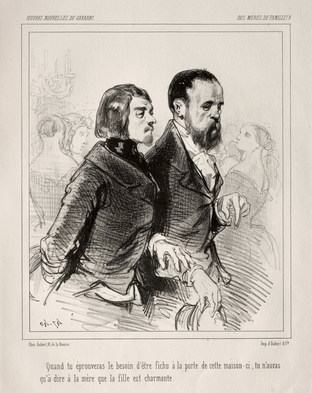 Des Mères de Famille! von Paul Gavarni