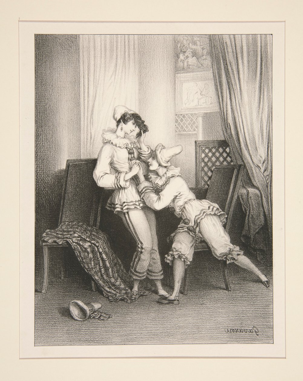 Die erste Gunst von Paul Gavarni