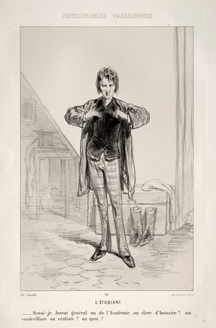 Der Student von Paul Gavarni