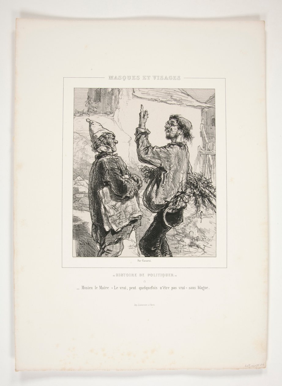 Mosieu le Maire von Paul Gavarni