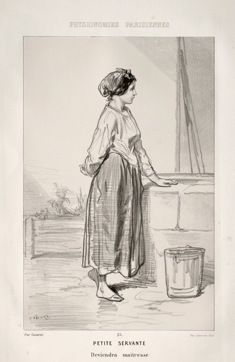Petite Servante von Paul Gavarni