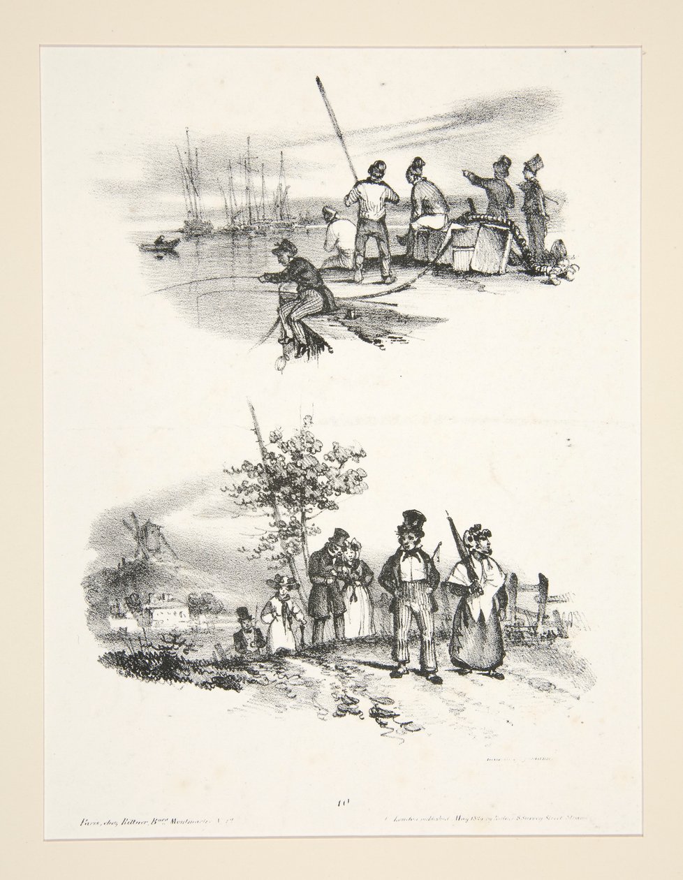 Kleine Figuren IX. von Paul Gavarni
