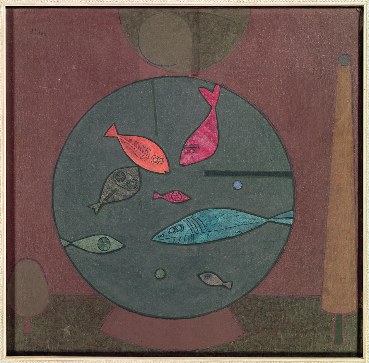 Fische im Kreis von Paul Klee