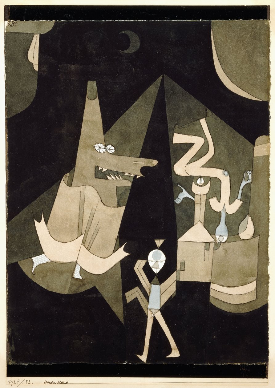 Hexenszene von Paul Klee