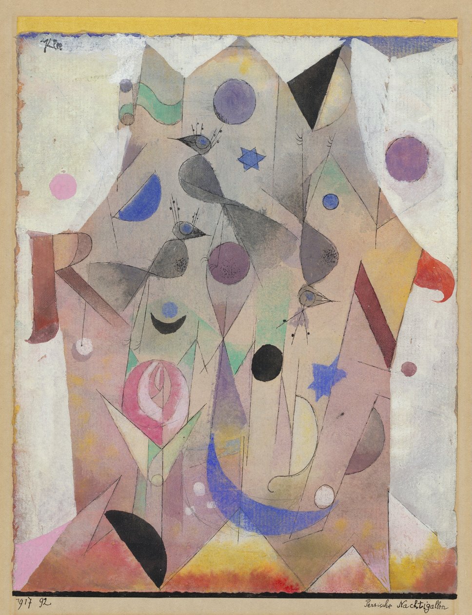 Persische Nachtigallen von Paul Klee