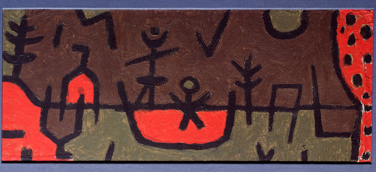 Teich in einem Park von Paul Klee