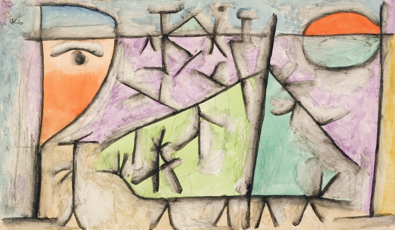 Sonnenuntergang von Paul Klee