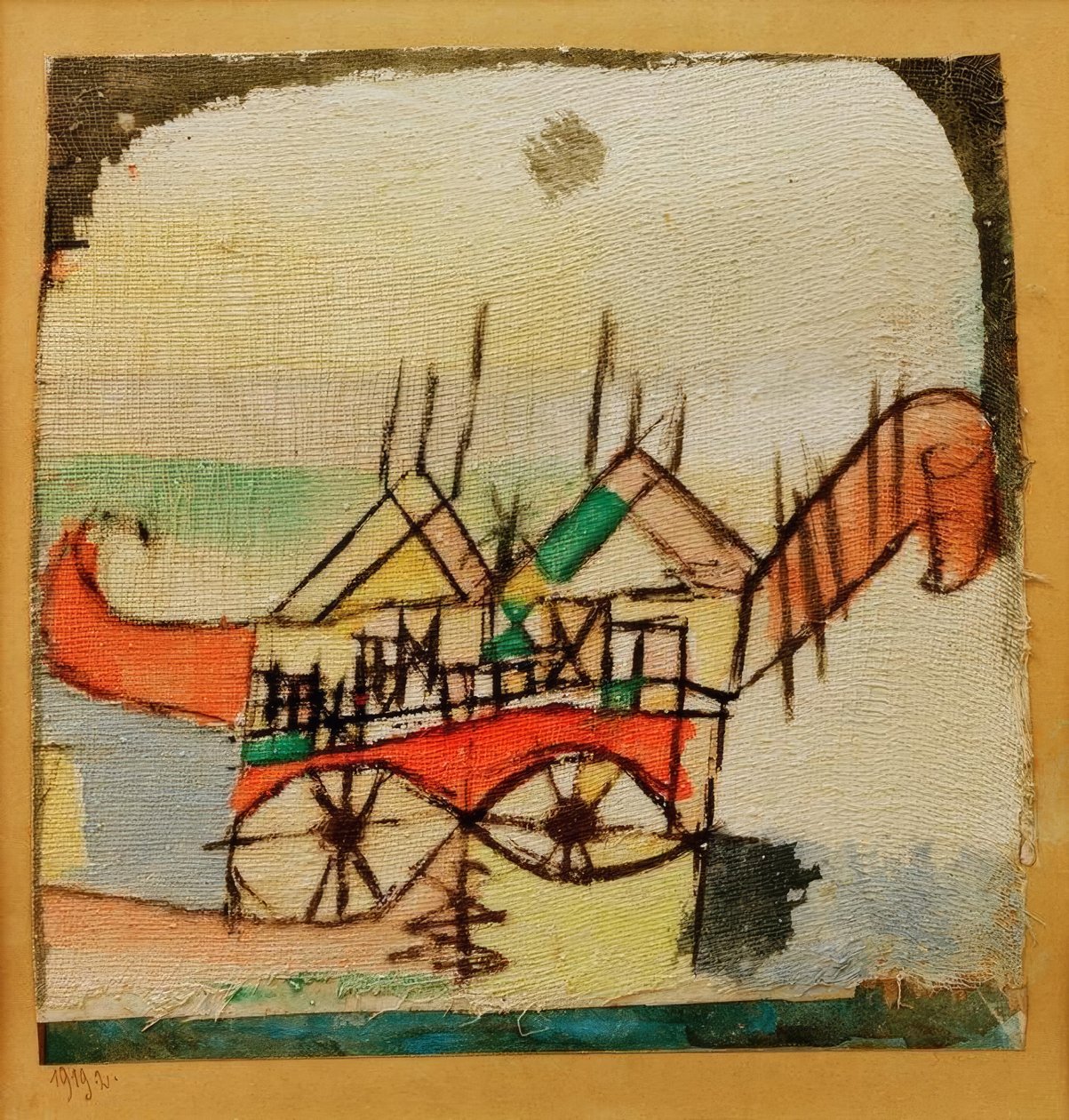 Sphinxartig von Paul Klee