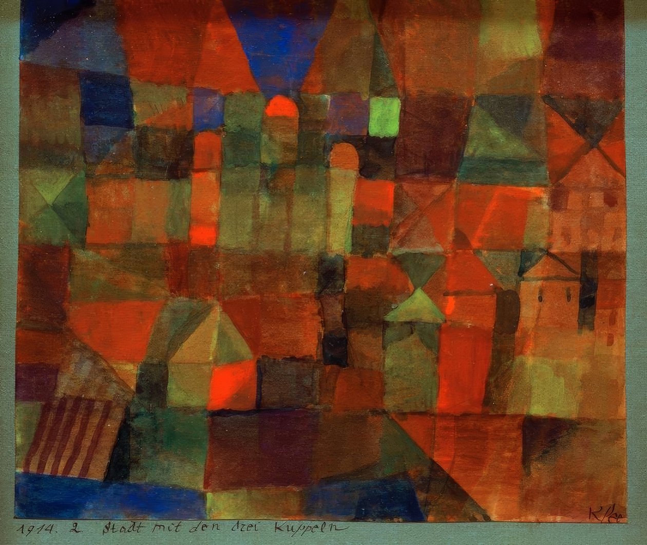 Stadt mit den drei Kuppeln von Paul Klee