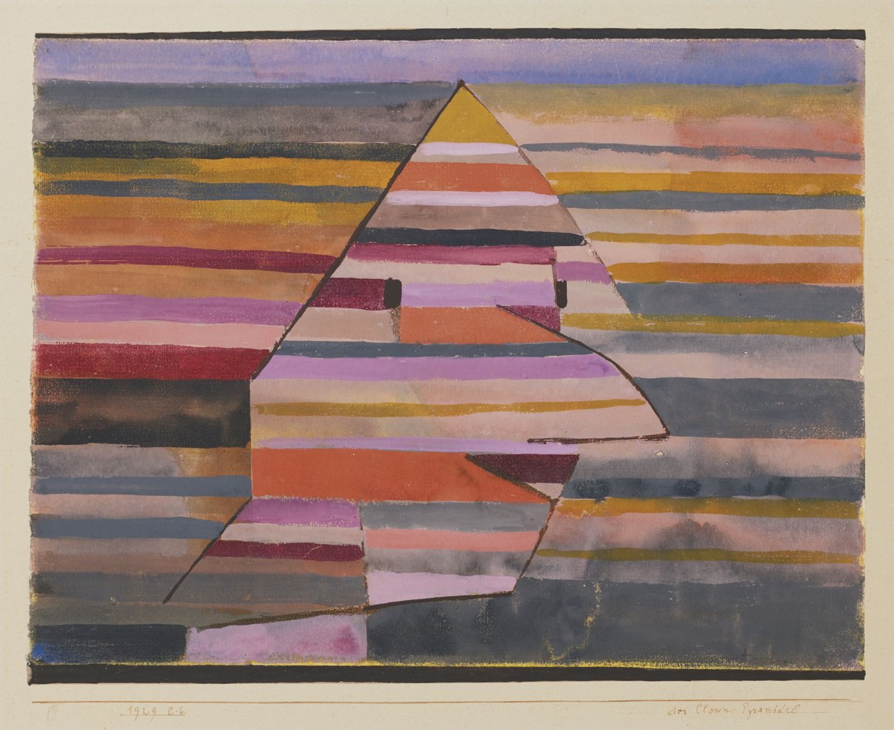 Der Pyramidenclown von Paul Klee
