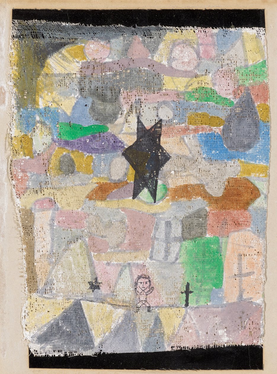 Unter einem schwarzen Stern, 1918 von Paul Klee