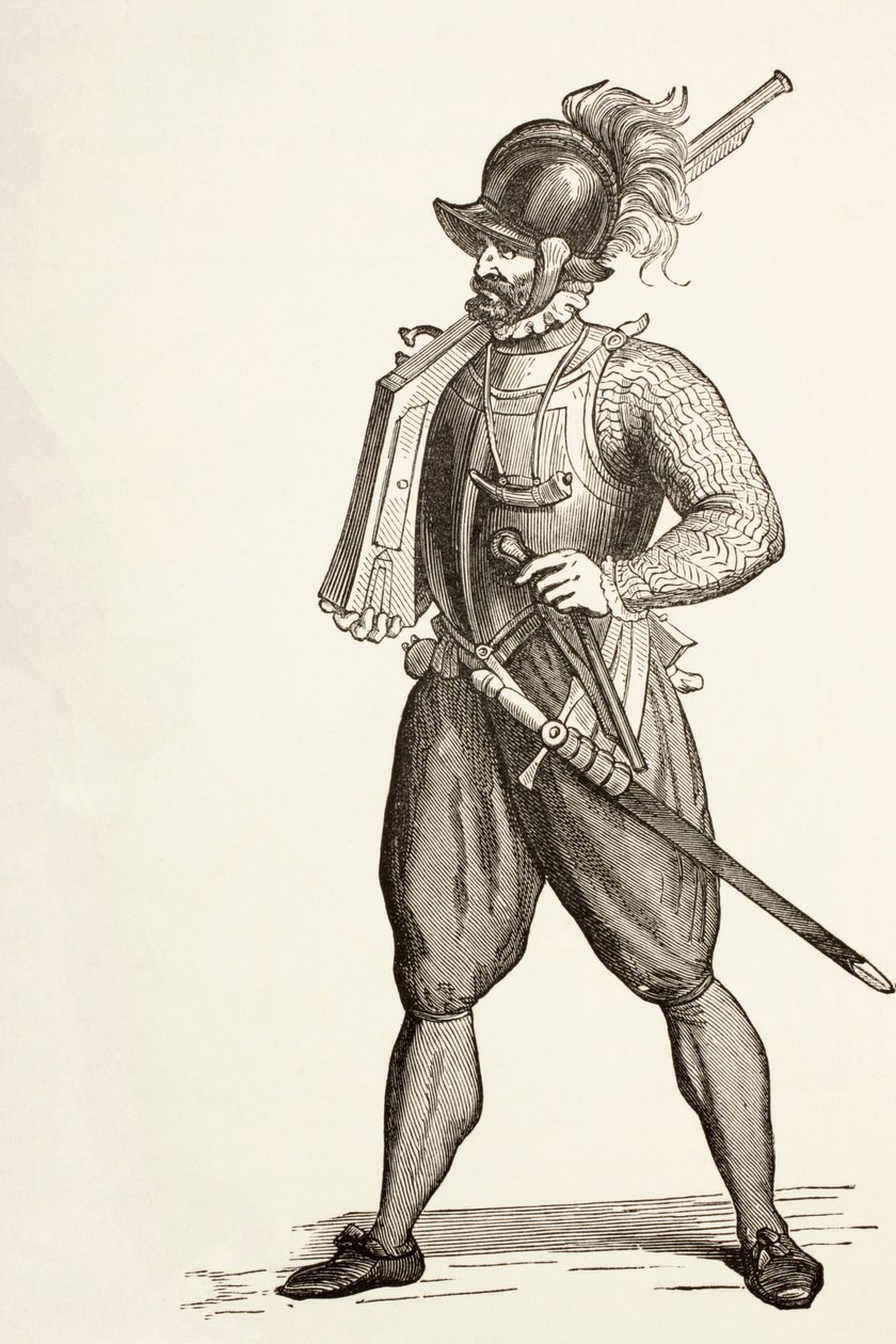 Arkebusier des 16. Jahrhunderts von Paul Lacroix