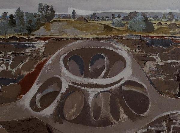 Erdheim oder Die Festung von Paul Nash