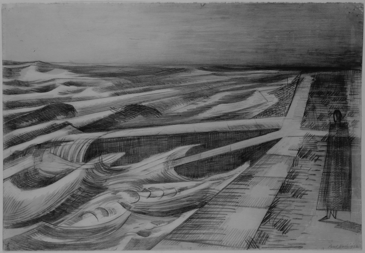 Nachtflut, Dymchurch von Paul Nash