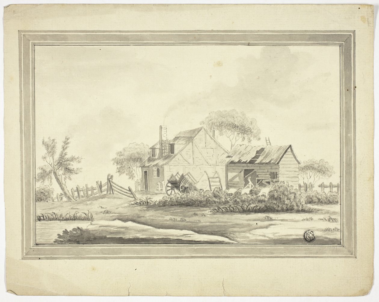Bauernhaus von Paul Sandby