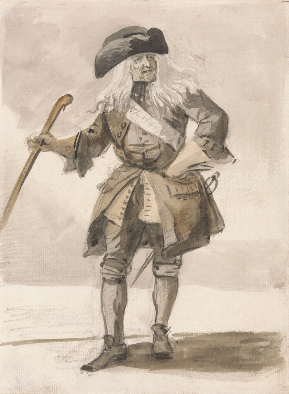 Londoner Rufe: Ein Mann, der prahlt von Paul Sandby