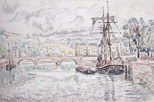Hennebont von Paul Signac