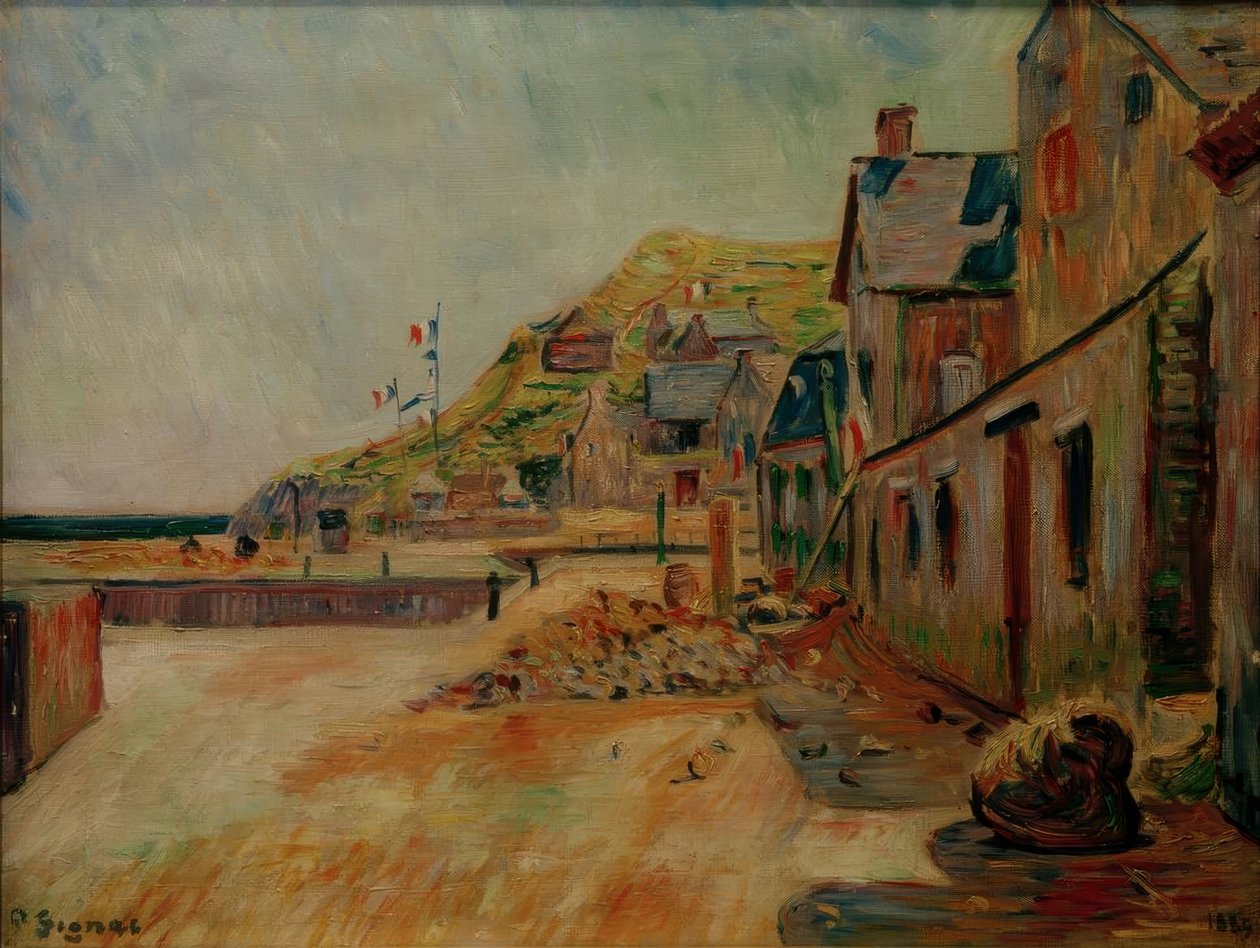 Porten-Bessin. Der 14. Juli von Paul Signac