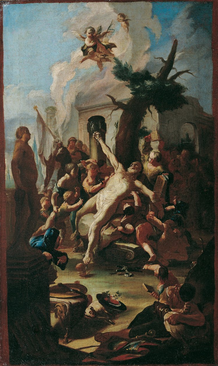 Die Marter des heiligen Cassian von Paul Troger