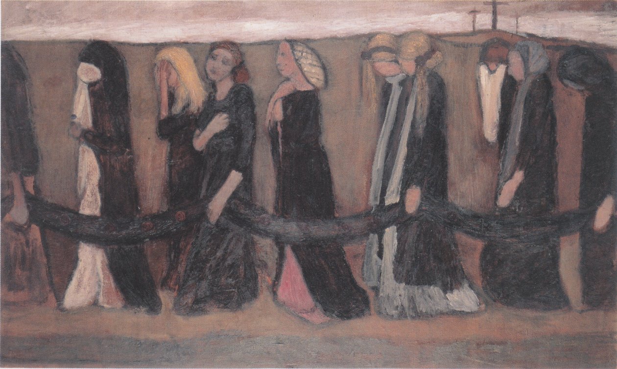Zug klagender Frauen von Paula Modersohn Becker