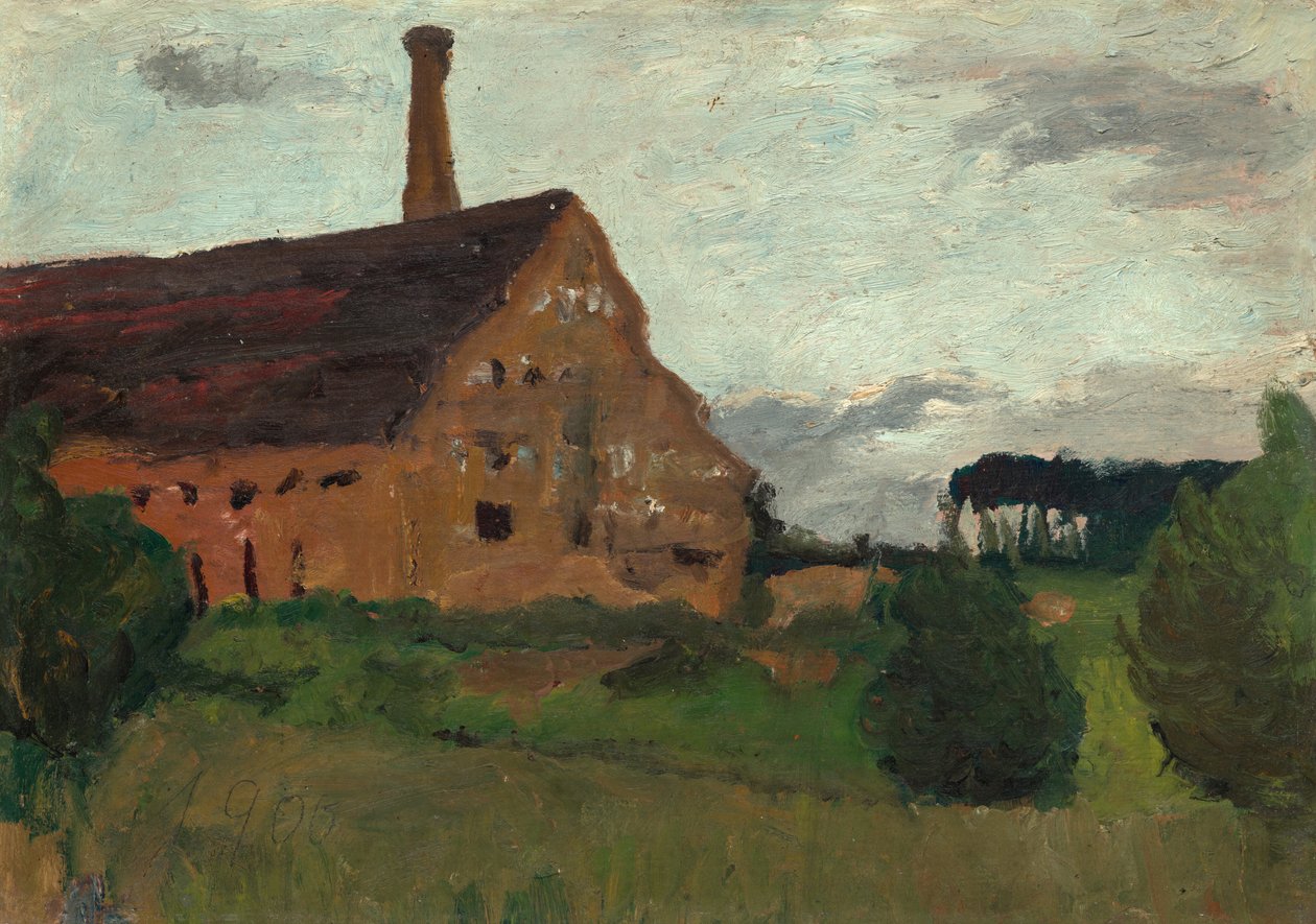 Alte Fabrik von Paula Modersohn Becker