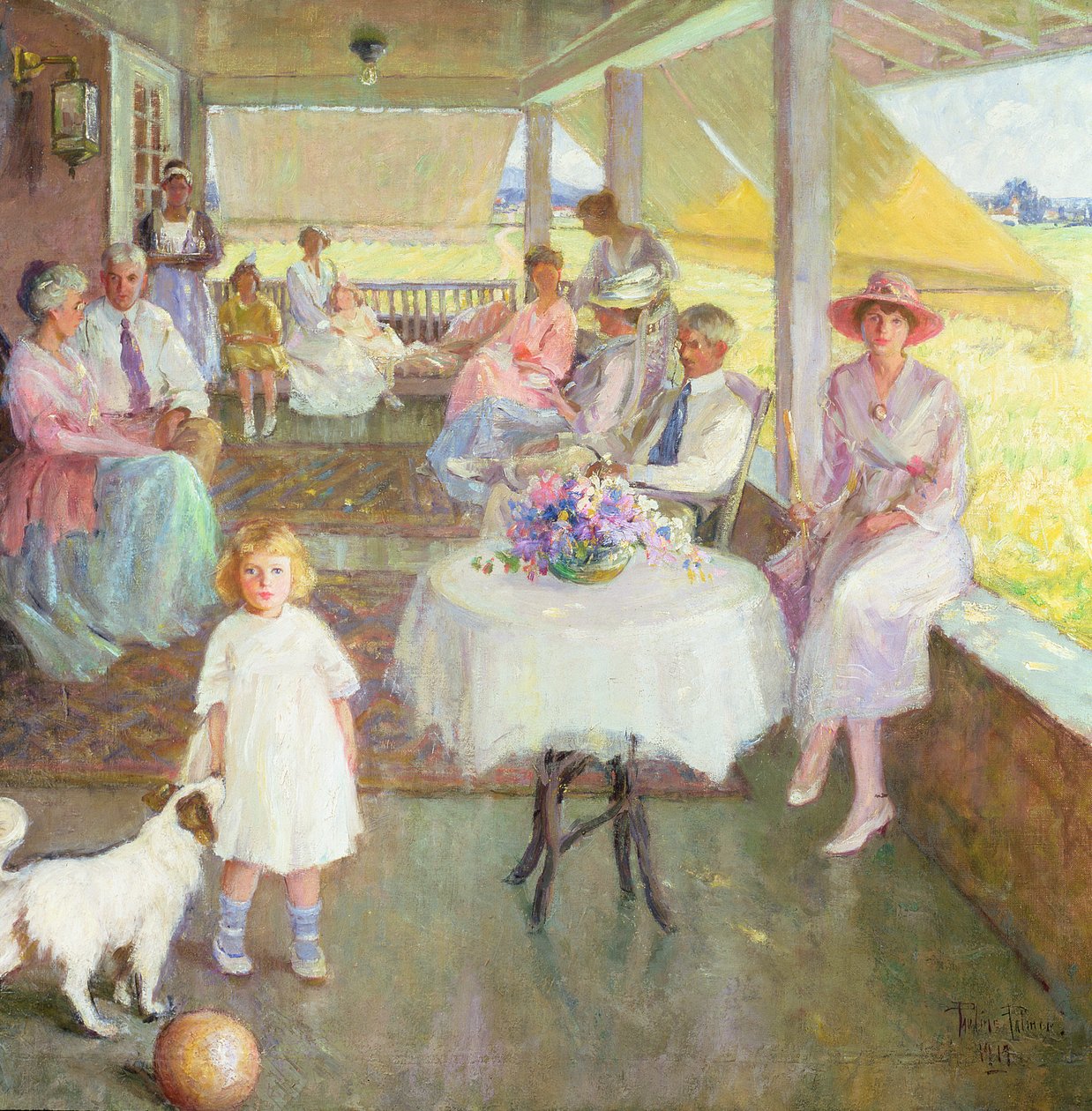 Familientreffen, 1919 von Pauline Palmer