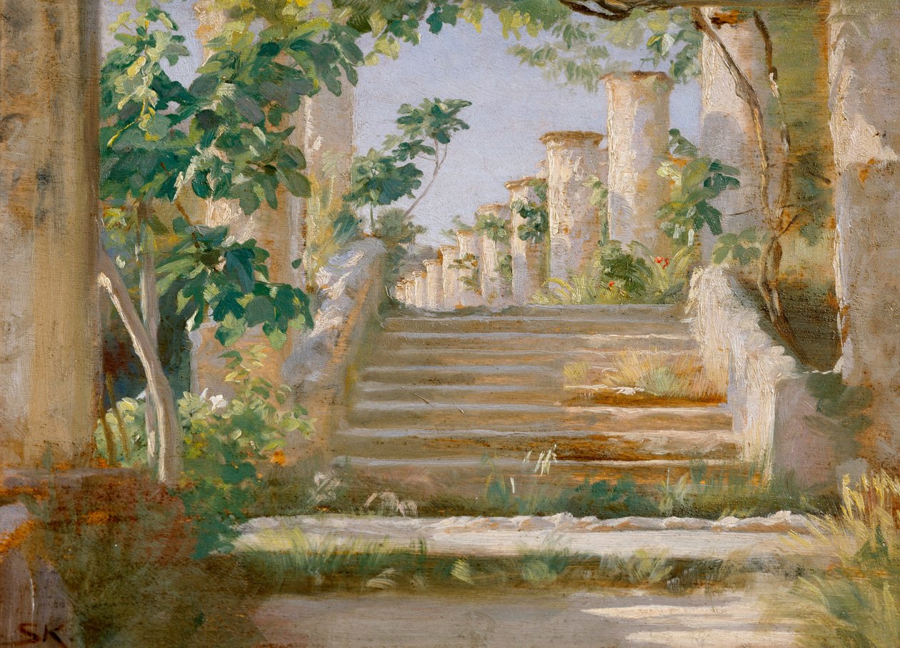 Loggia in Ravello von Peder Severin Krøyer