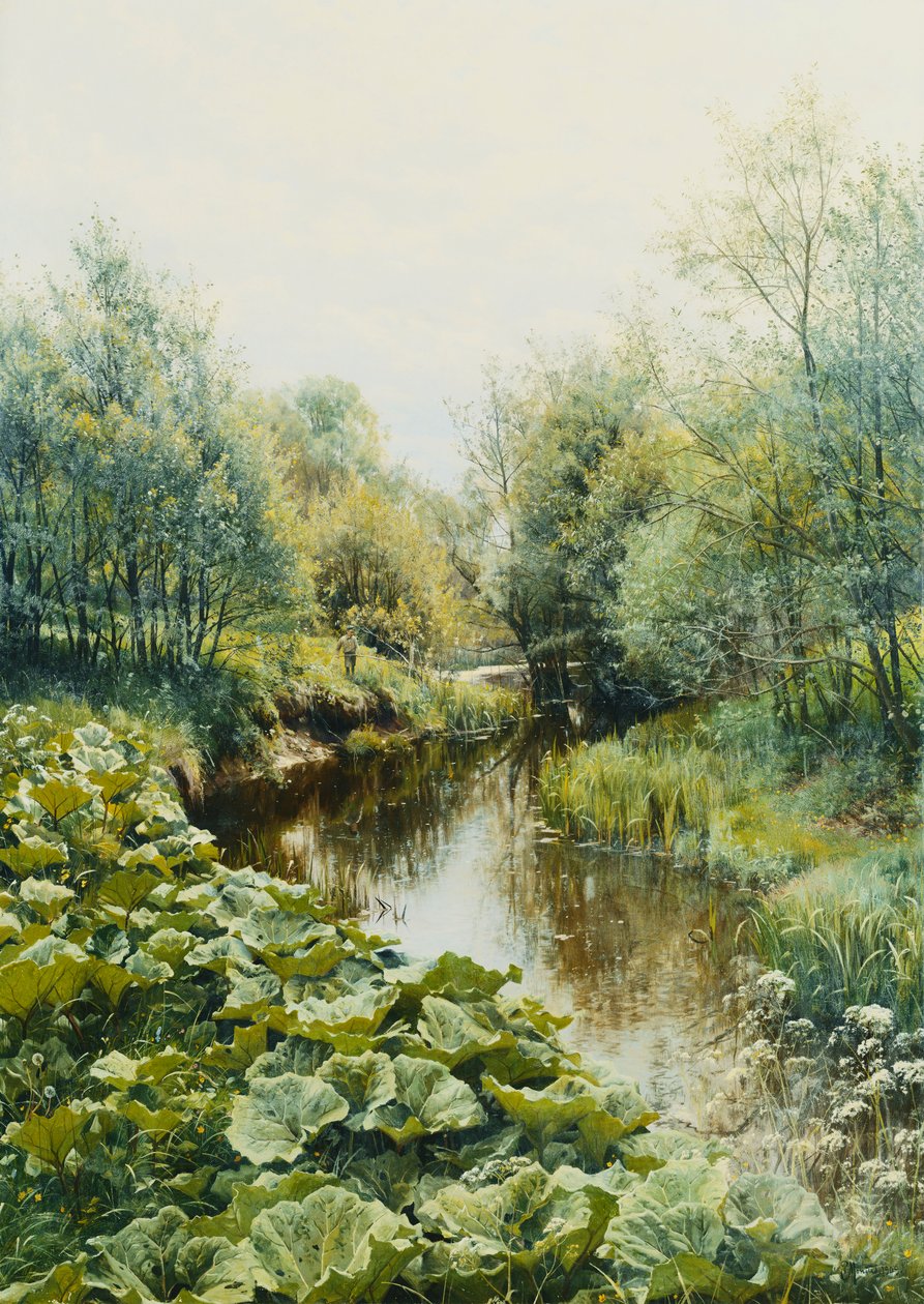 Sommertag am Bach von Peder Monsted