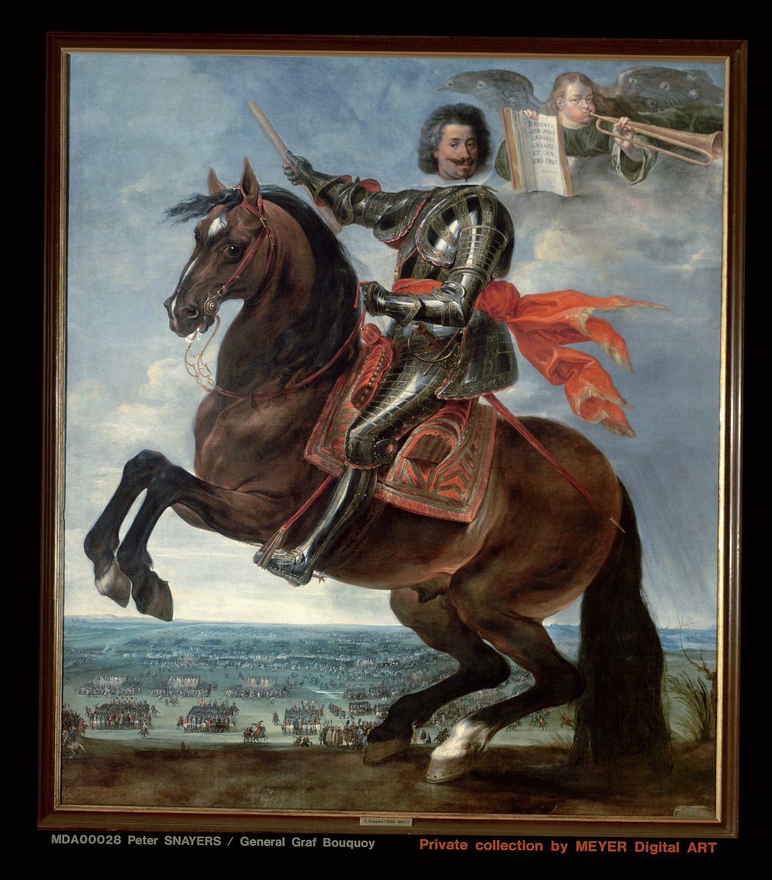 Porträt von General Graf Bouquoy von Peeter Snayers