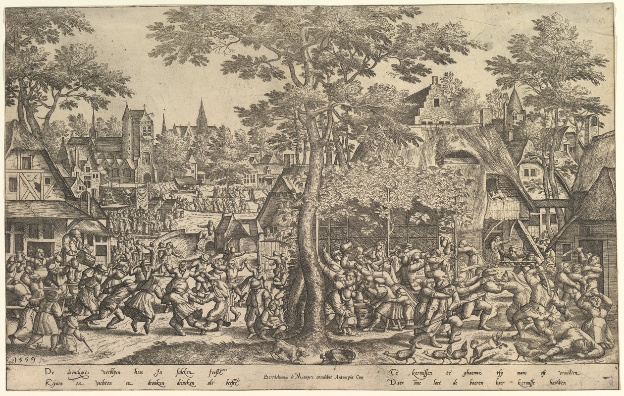 Bauernmesse, 1559 von Peeter van der Borcht