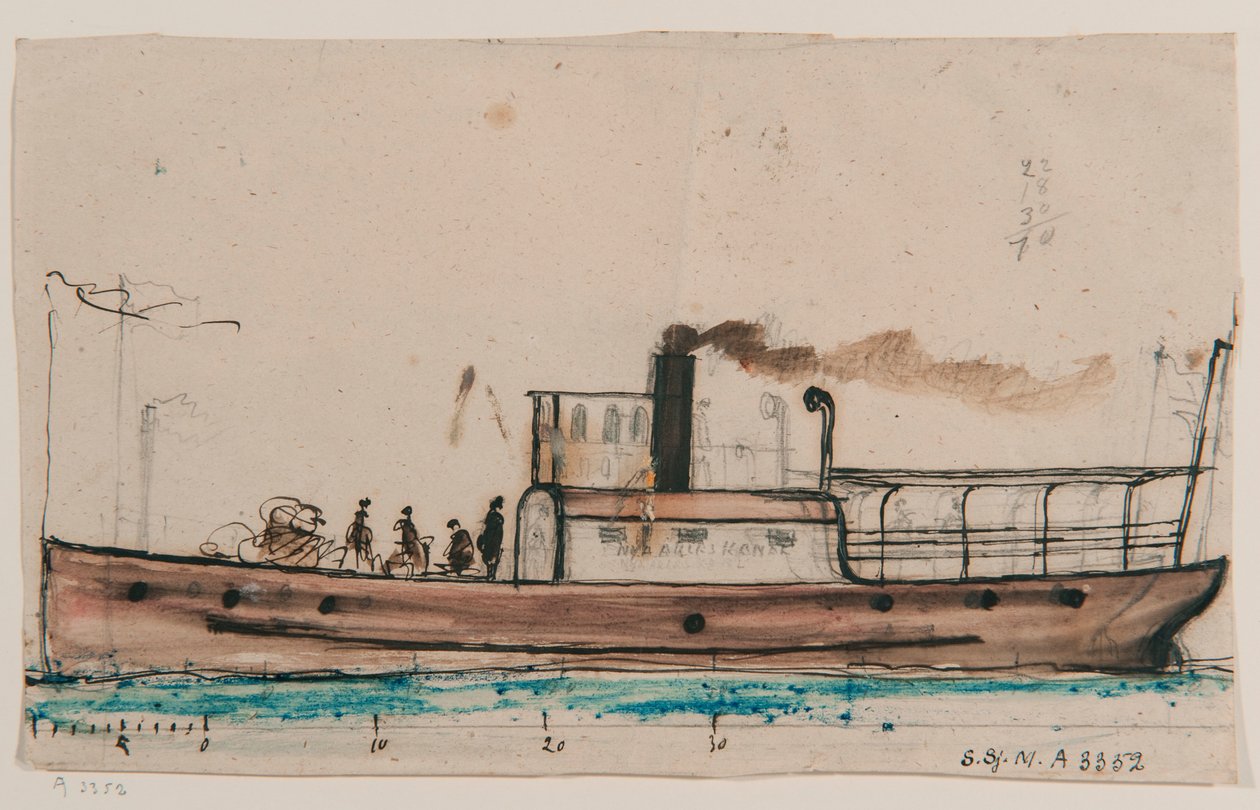Dampfschiff NYA AKERS KANAL von Per Wilhelm Cedergren