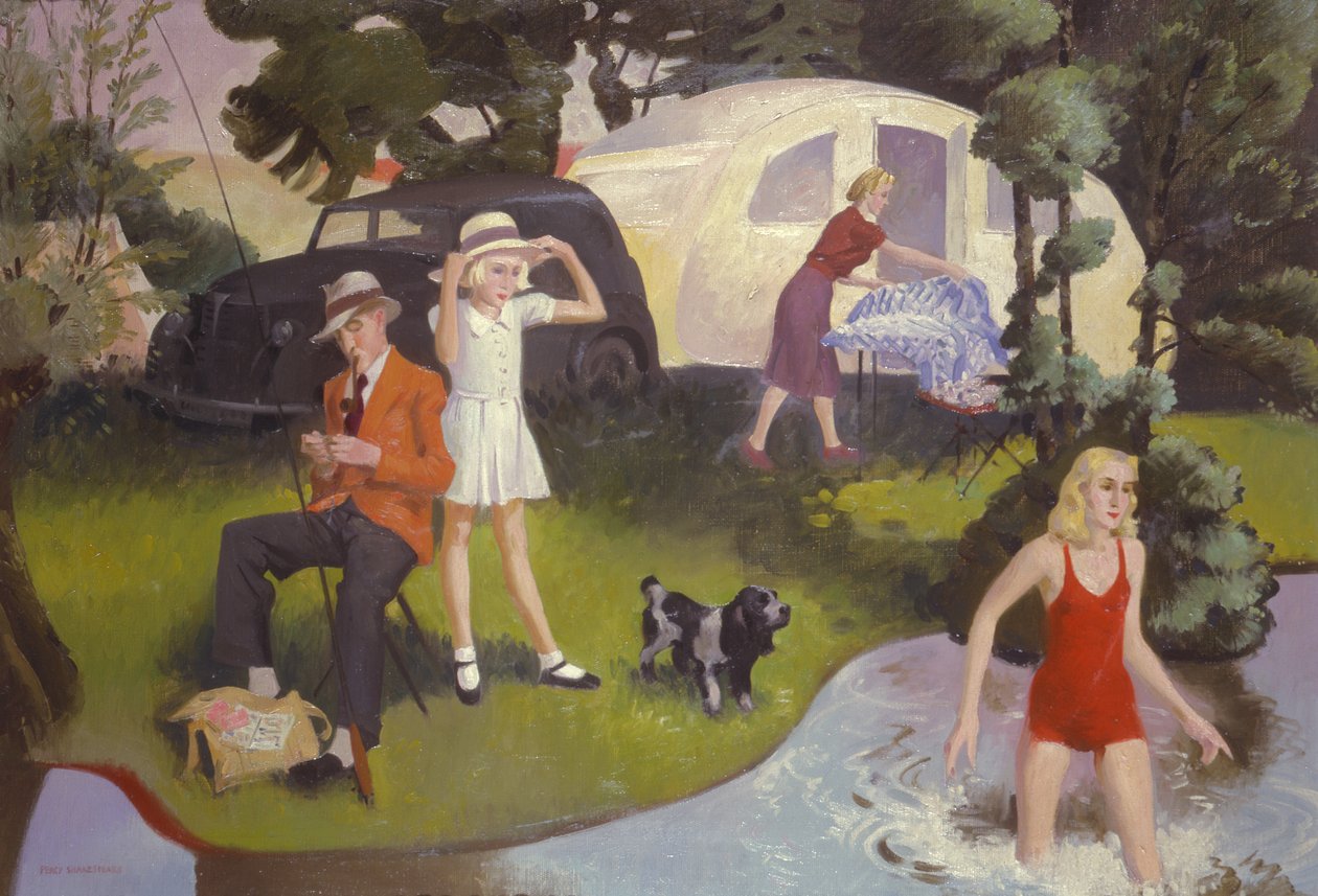 Familienpicknick von Percy Shakespeare