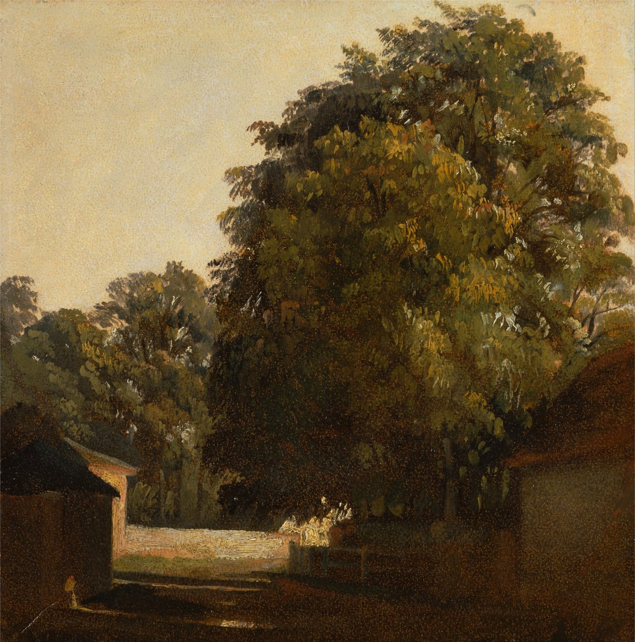 Landschaft mit Kastanienbaum von Peter de Wint