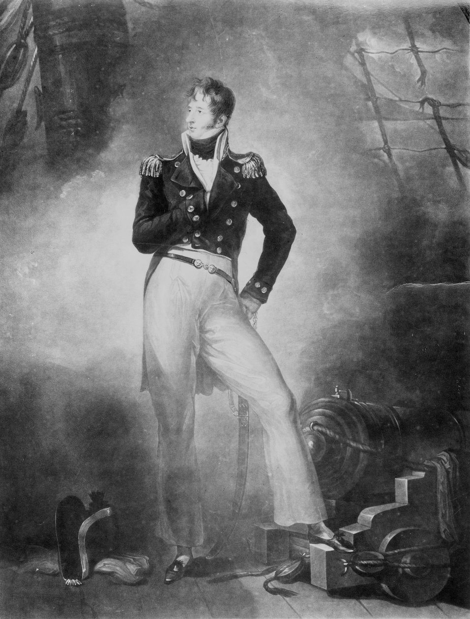 Admiral Thomas Cochrane, 10. Earl of Dundonald, graviert von Charles Turner, 1809 von Peter Eduard Stroehling