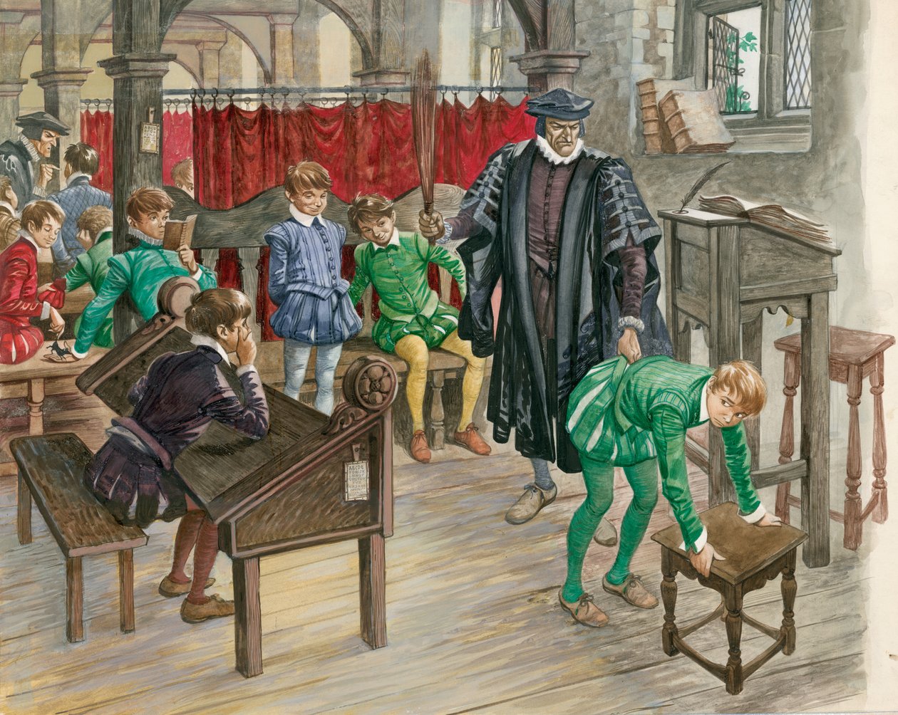 Bestrafung in der Schule im Tudor-Zeitalter von Peter Jackson