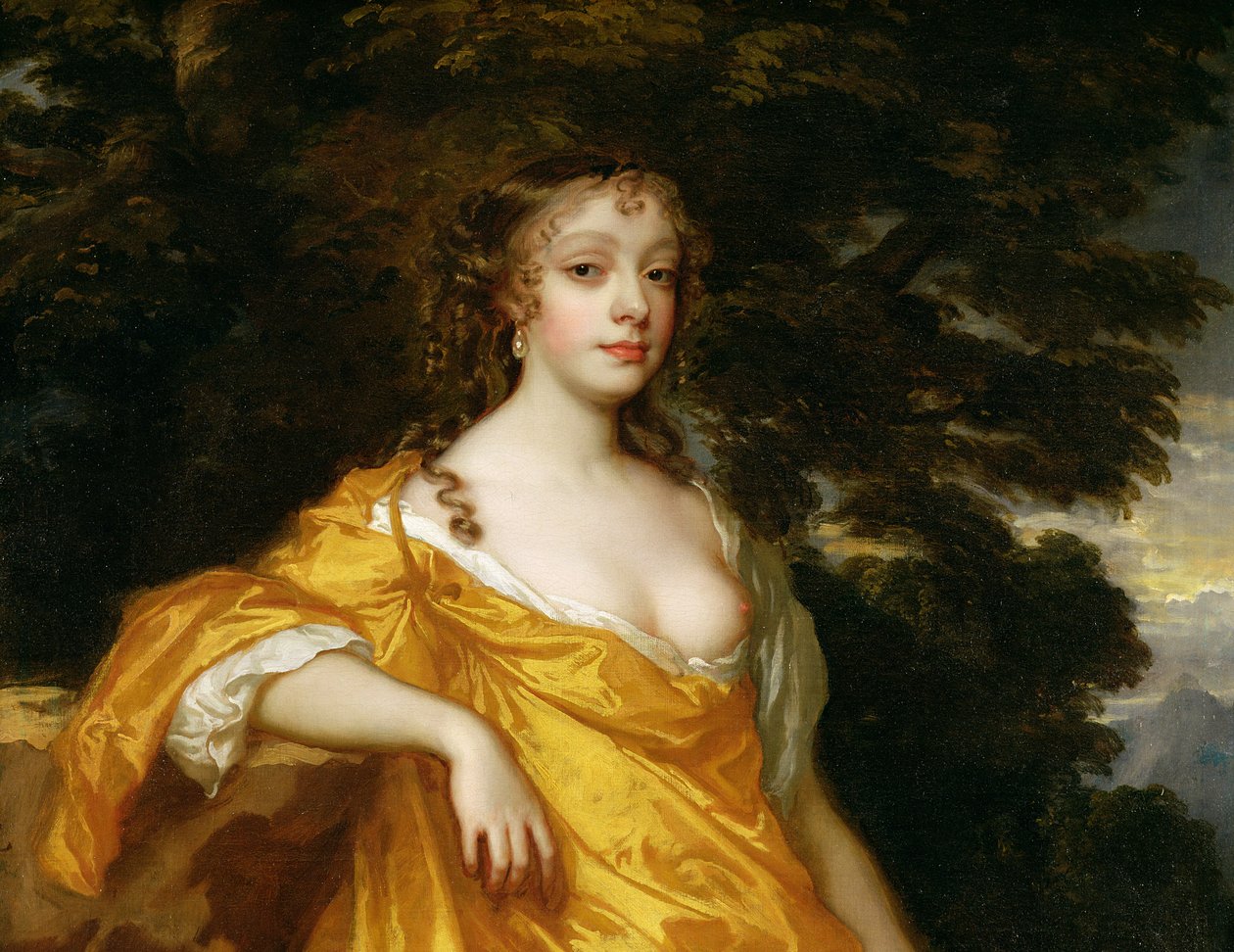 Diana Kirke, spätere Gräfin von Oxford (Detail) von Peter Lely