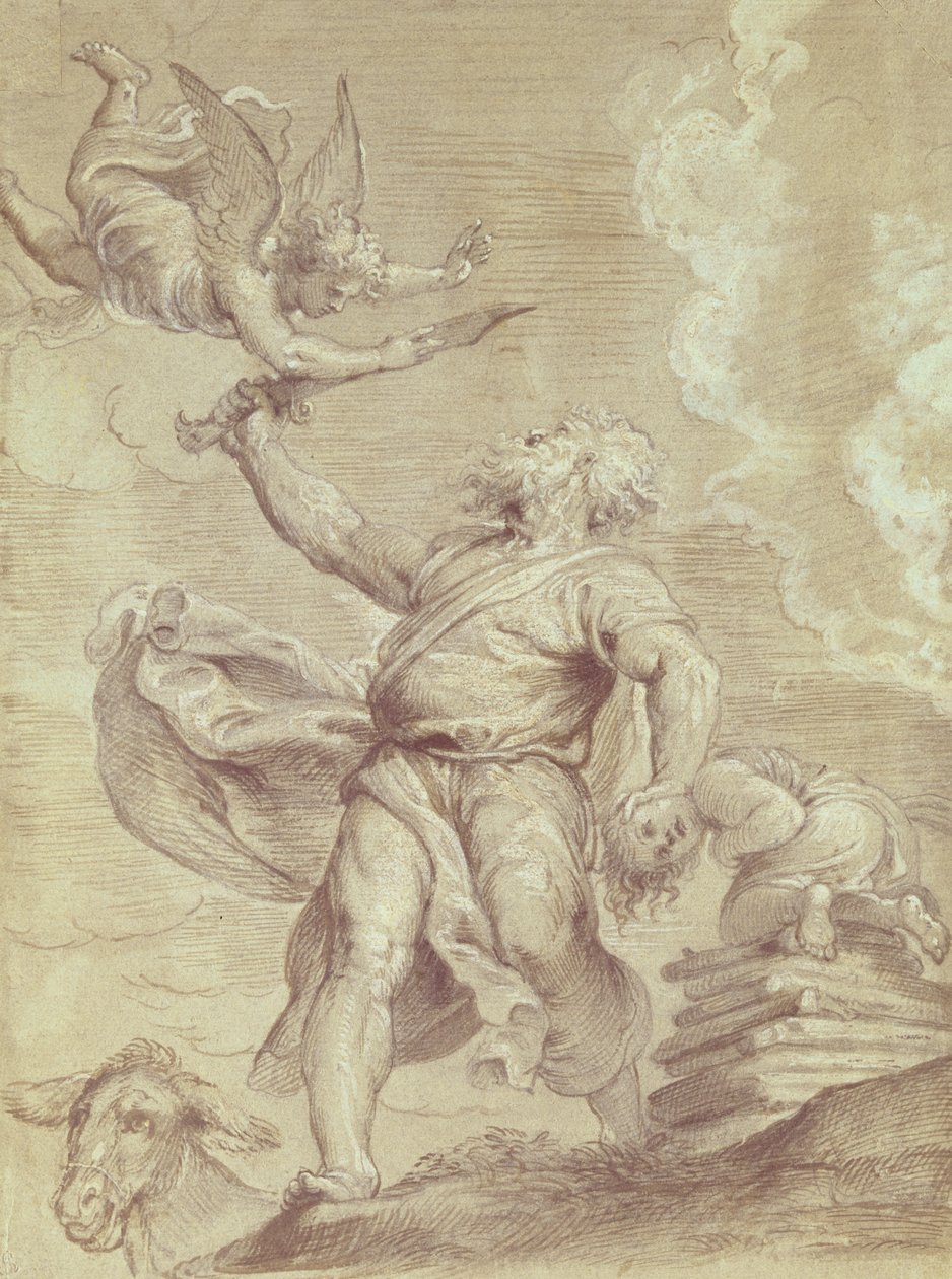 Abrahams Opferung Isaaks, nach Tizian von Peter Paul Rubens