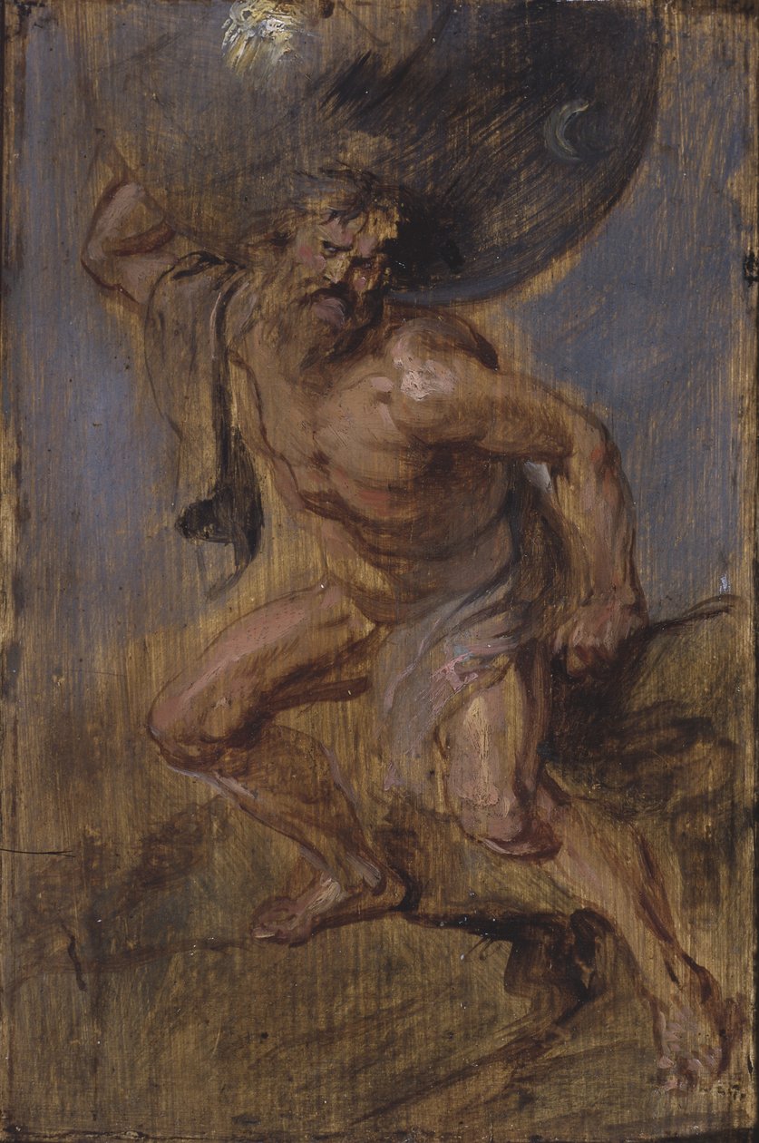 Atlas trägt den Himmel, um 1637 von Peter Paul Rubens