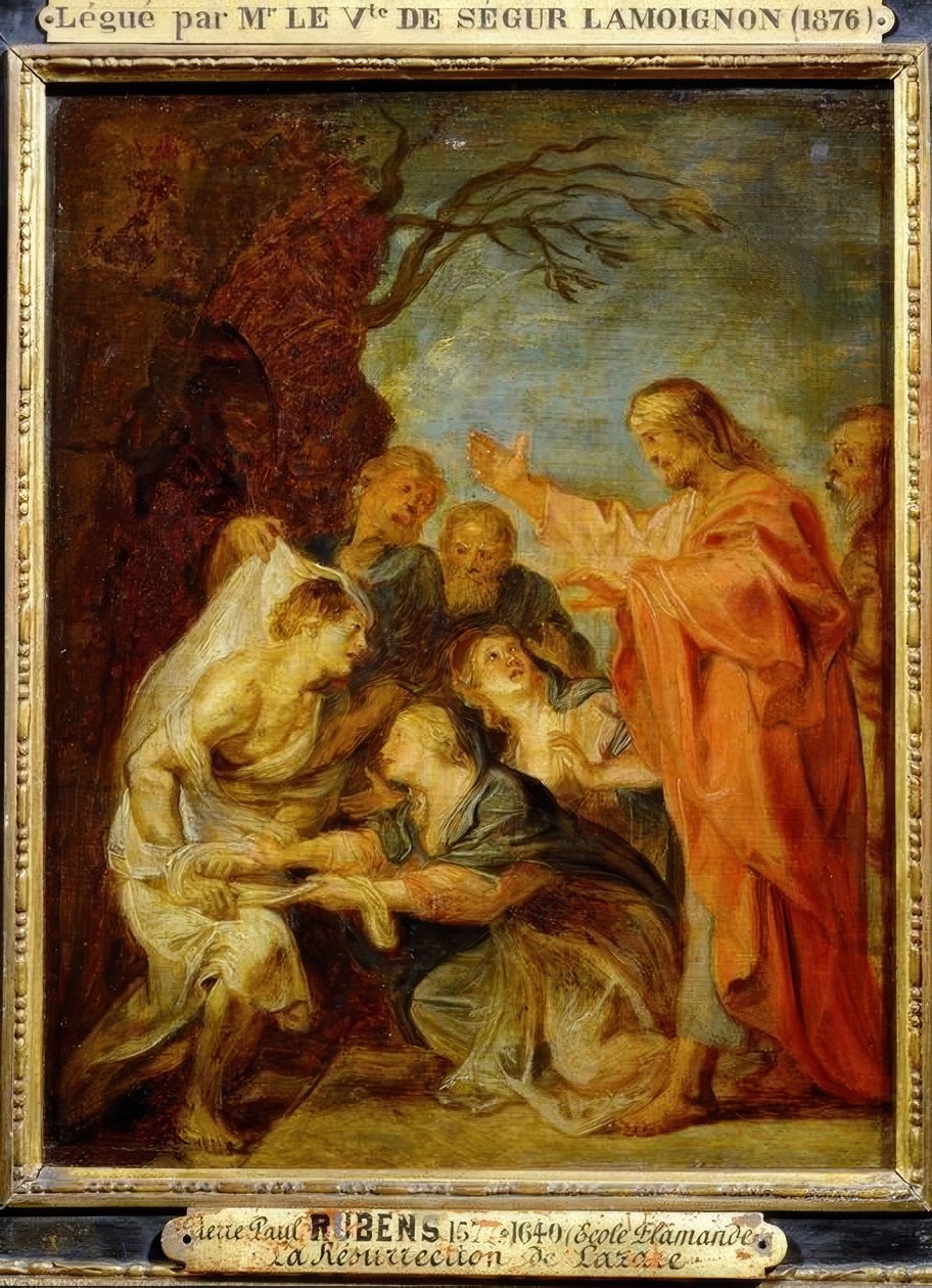 Die Auferweckung des Lazarus von Peter Paul Rubens